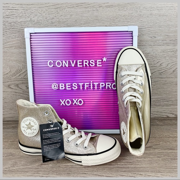 converse all star shiny metal